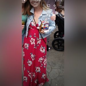 BEAUTIFUL Billabong Floral Maxi Dress!